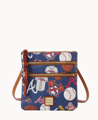 MLB Braves Triple Zip Crossbody