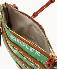 NFL Eagles Triple Zip Crossbody