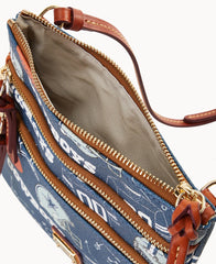 NFL Cowboys Triple Zip Crossbody