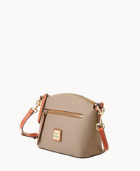 Pebble Grain Domed Crossbody