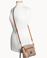 Pebble Grain Domed Crossbody