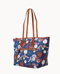 MLB Braves Zip Tote