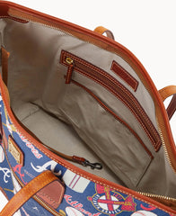 MLB Braves Zip Tote