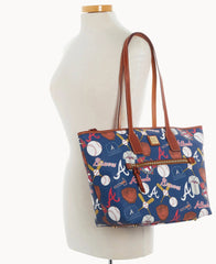MLB Braves Zip Tote