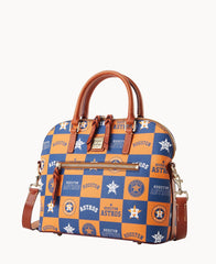 MLB Astros Domed Zip Satchel
