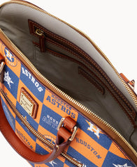 MLB Astros Domed Zip Satchel