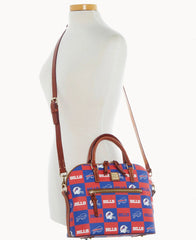 NFL Bills Domed Zip Satchel