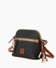 Pebble Grain Domed Crossbody