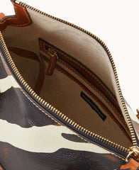 Zebra Leather Satchel 30