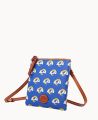 NFL Rams Small North South Top Zip Crossbody