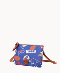 NFL Bills Top Zip Crossbody
