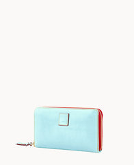 Florentine Large Zip Around Wristlet