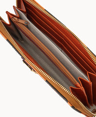 MLB Giants Large Zip Around Wristlet