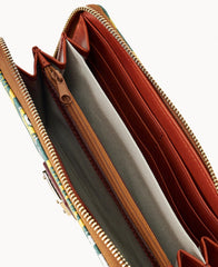 NFL Packers Large Zip Around Wristlet