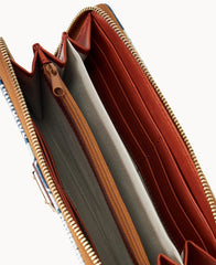 NFL Cowboys Large Zip Around Wristlet