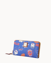 NFL Bills Large Zip Around Wristlet