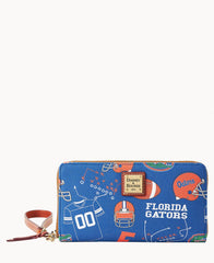 Collegiate University of Florida Large Zip Around Wristlet