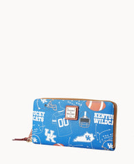 Collegiate University of Kentucky Large Zip Around Wristlet
