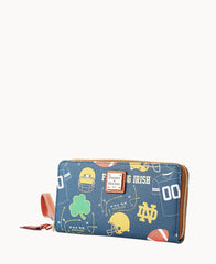 Collegiate University of Notre Dame Large Zip Around Wristlet