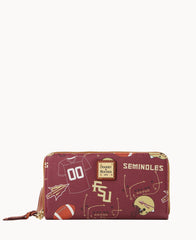 Collegiate Florida State University Large Zip Around Wristlet