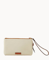 NFL Saints Double Zip Wristlet