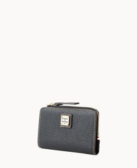 Pebble Grain Zip Credit Card Wallet 14