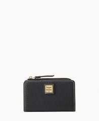 Pebble Grain Zip Credit Card Wallet 14