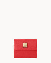 Saffiano Small Flap Wallet