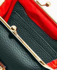 Pebble Grain Large Framed Purse