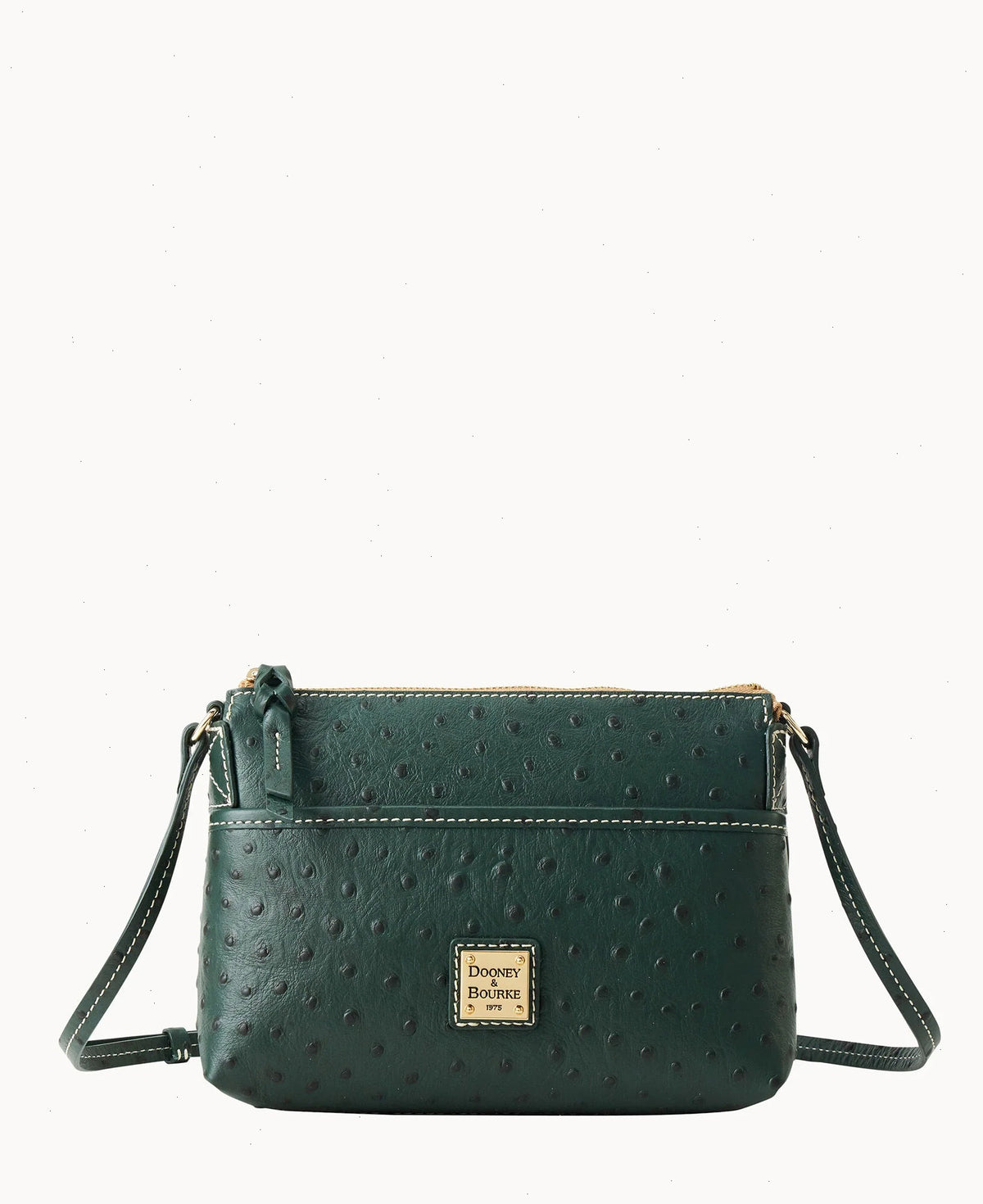 Ostrich Ginger Crossbody
