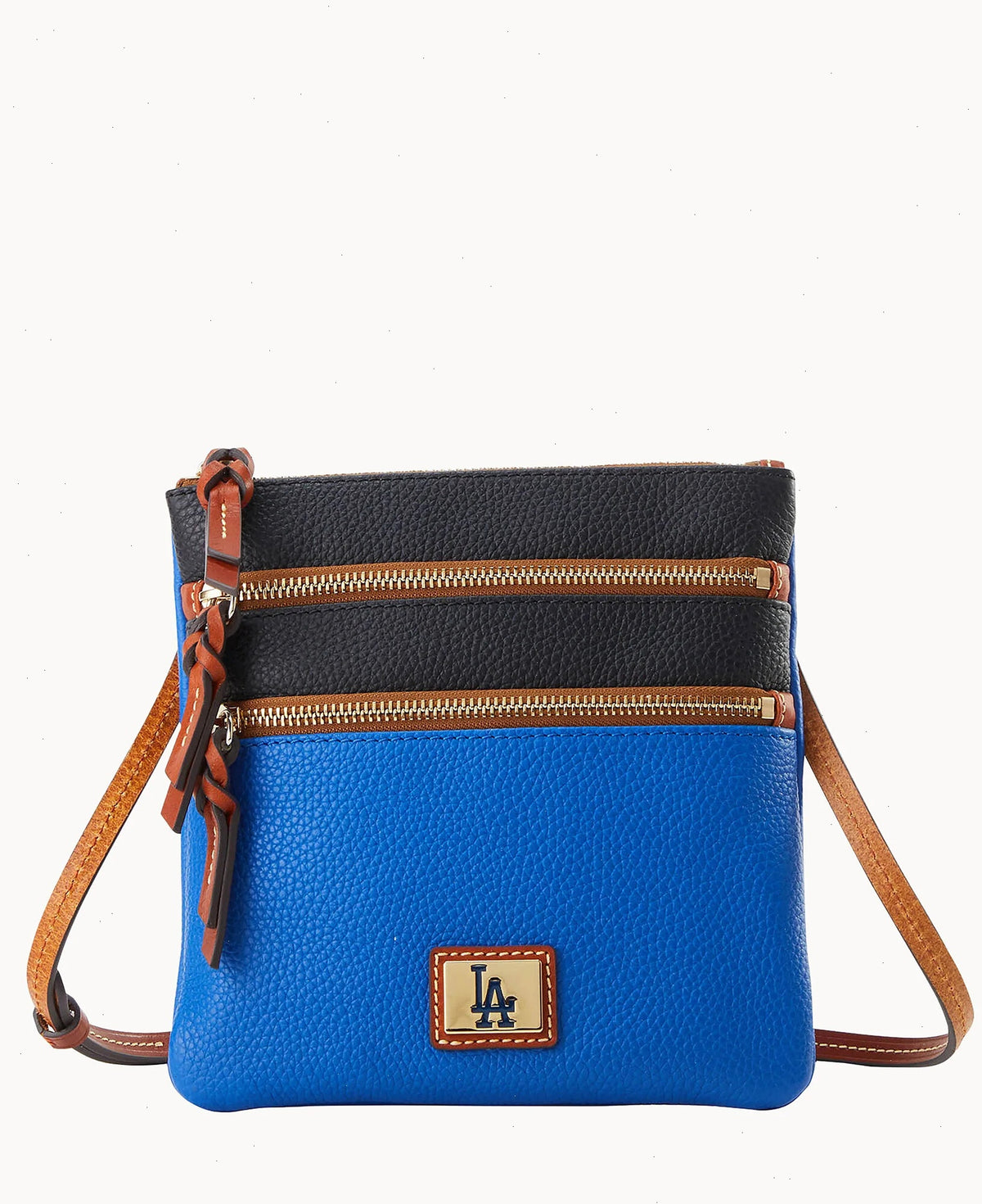 MLB Dodgers Triple Zip Crossbody