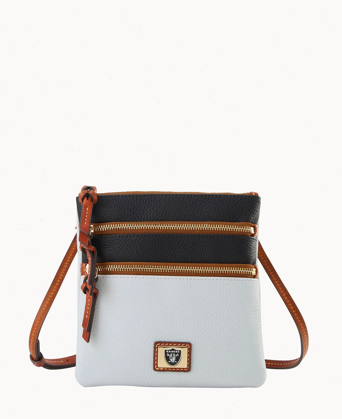 NFL Raiders Triple Zip Crossbody