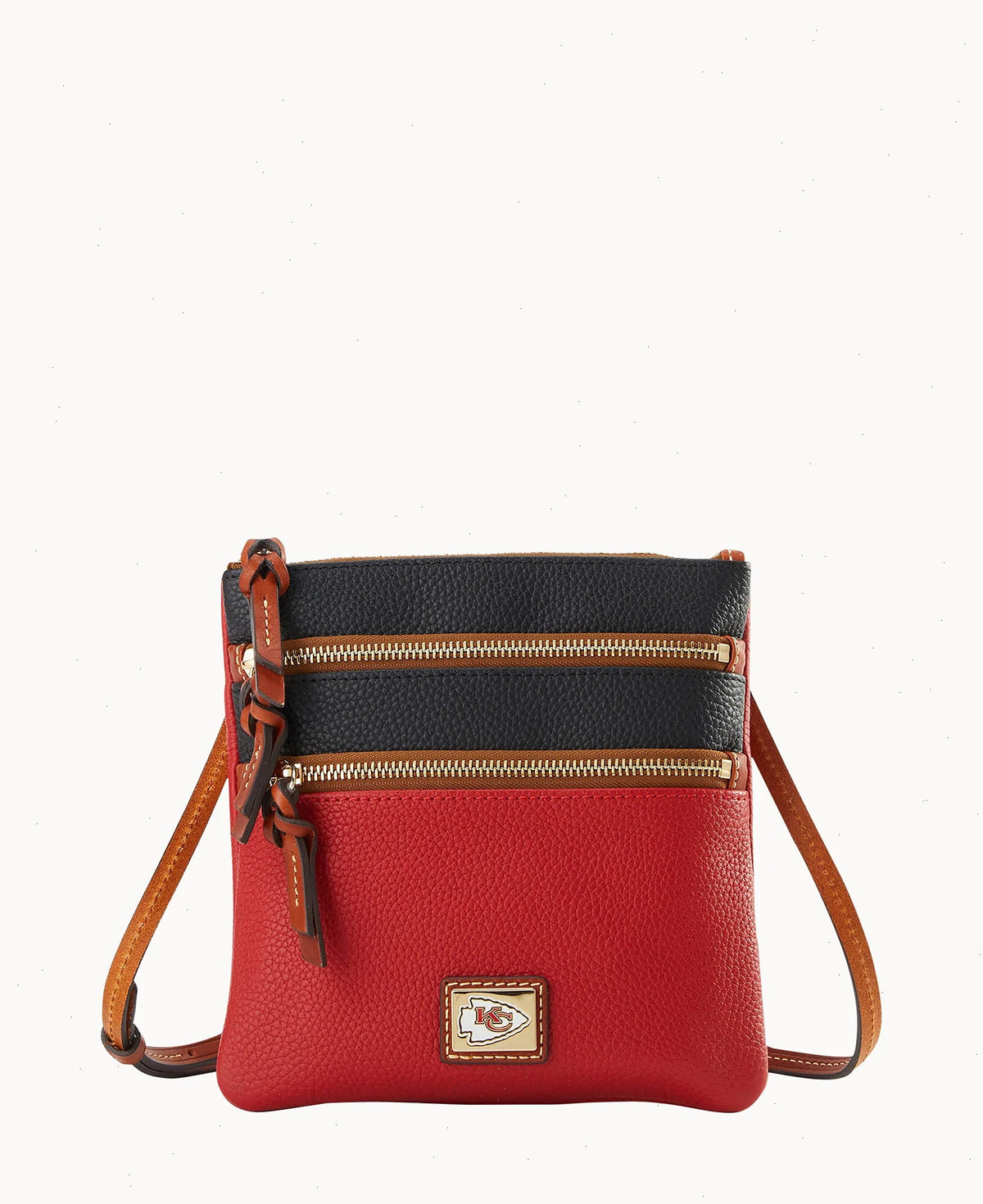 NFL Chiefs Triple Zip Crossbody