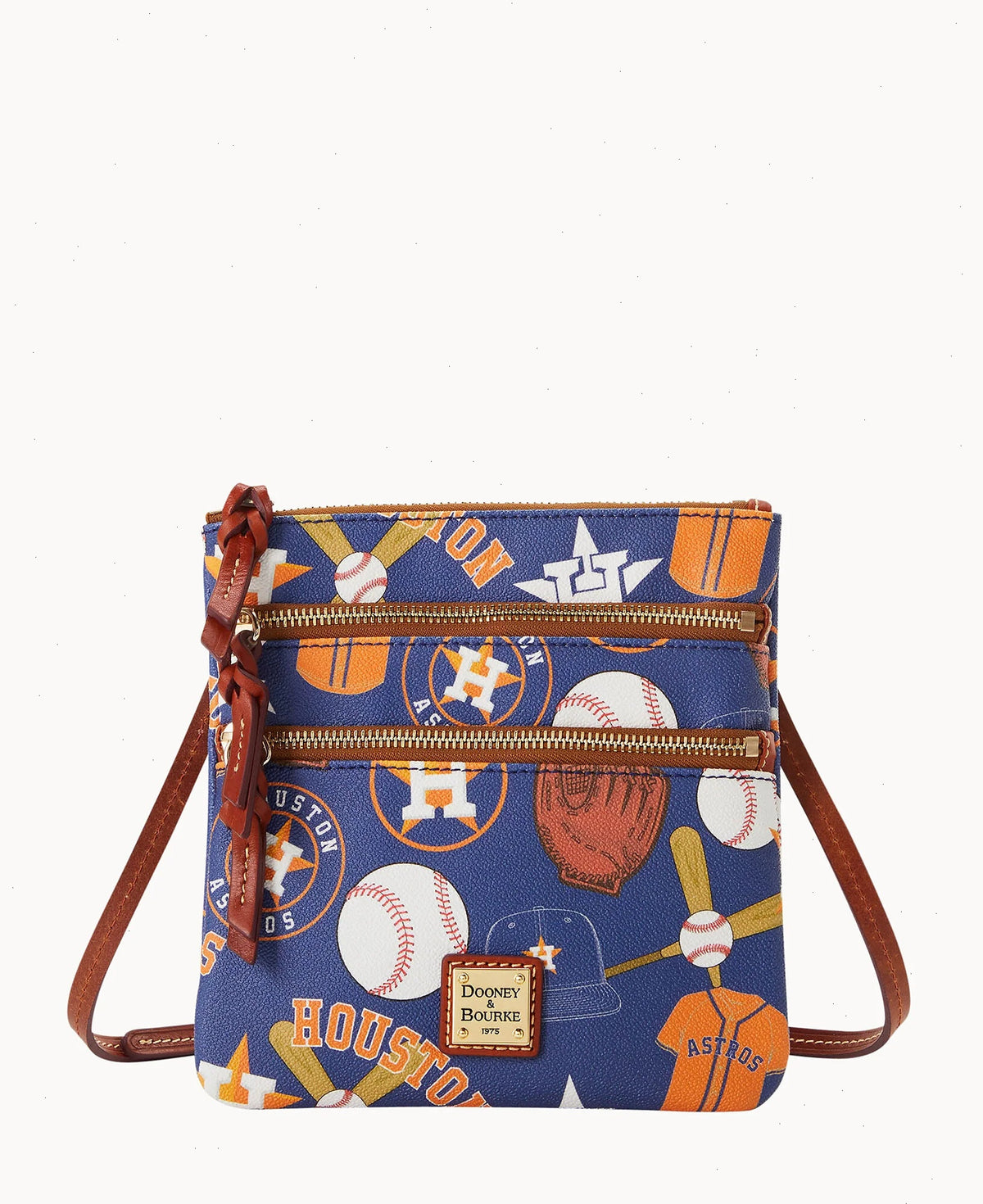MLB Astros Triple Zip Crossbody