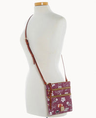 Collegiate Texas A&M University North South Triple Zip Crossbody