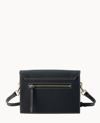 Pebble Grain East West Flap Crossbody