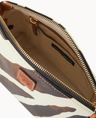 Zebra Leather Suki Crossbody