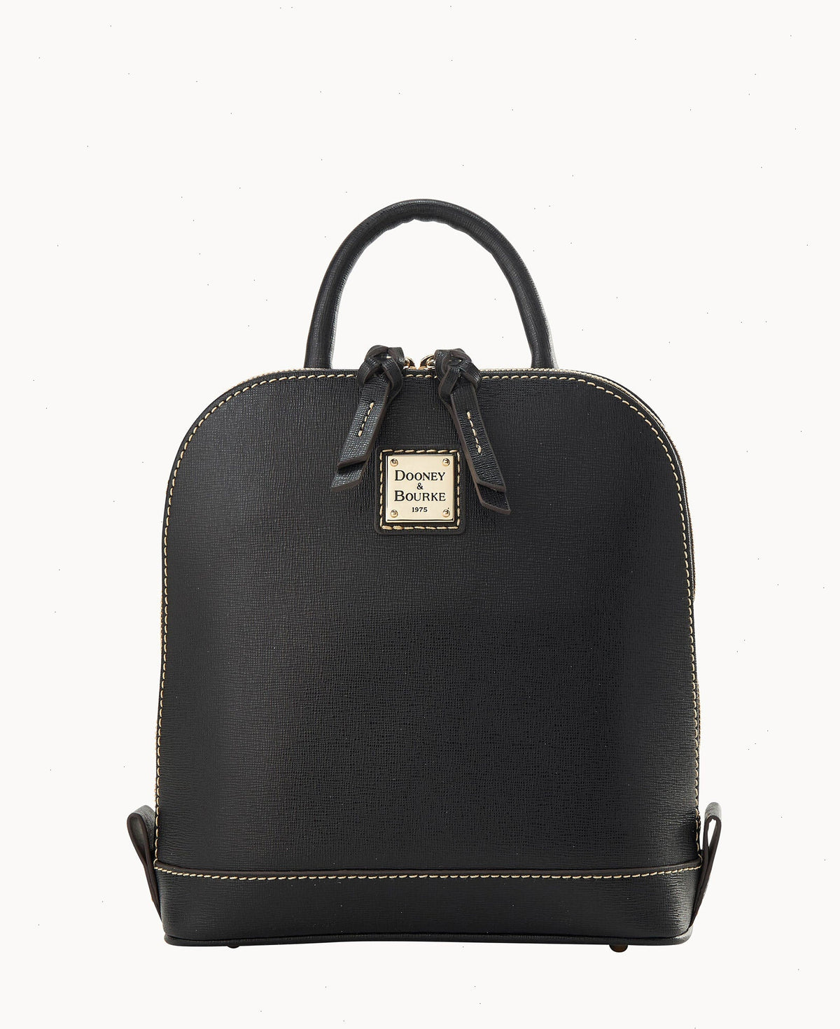 Saffiano Small Zip Pod Backpack