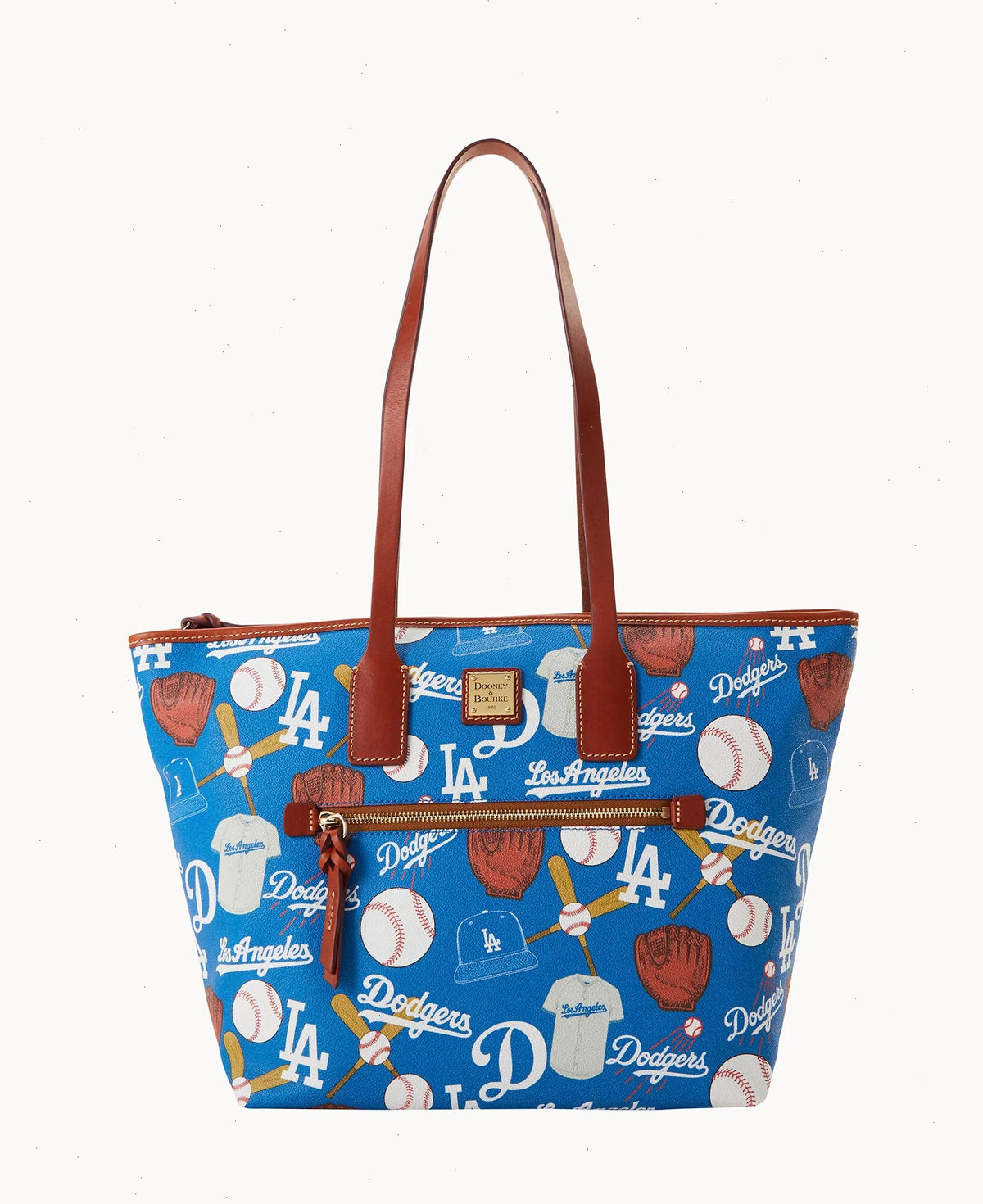 MLB Dodgers Zip Tote