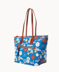 MLB Dodgers Zip Tote