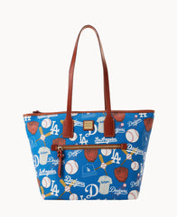 MLB Dodgers Zip Tote