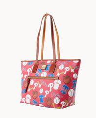 MLB Phillies Zip Tote