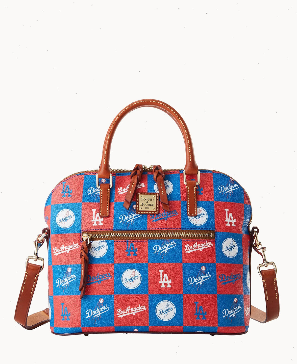 MLB Dodgers Domed Zip Satchel