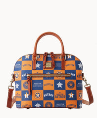 MLB Astros Domed Zip Satchel