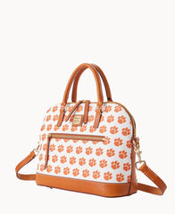Collegiate Clemson University Domed Zip Satchel