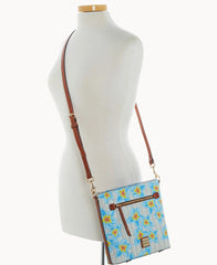 Plumeria Zip Crossbody