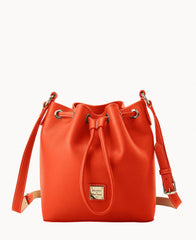 Lucca Leather Crossbody Drawstring