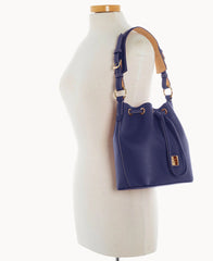Lucca Leather Small Drawstring