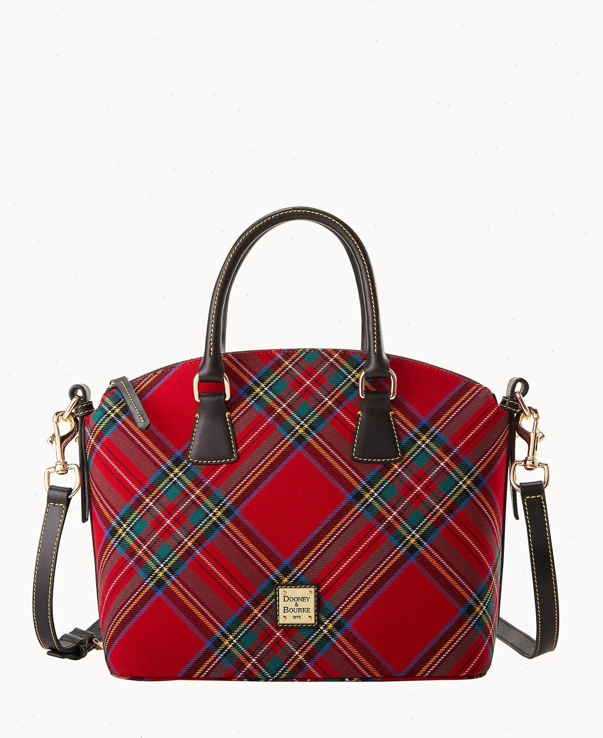 Tartan Domed Satchel
