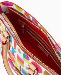 Art Deco Top Handle Tote